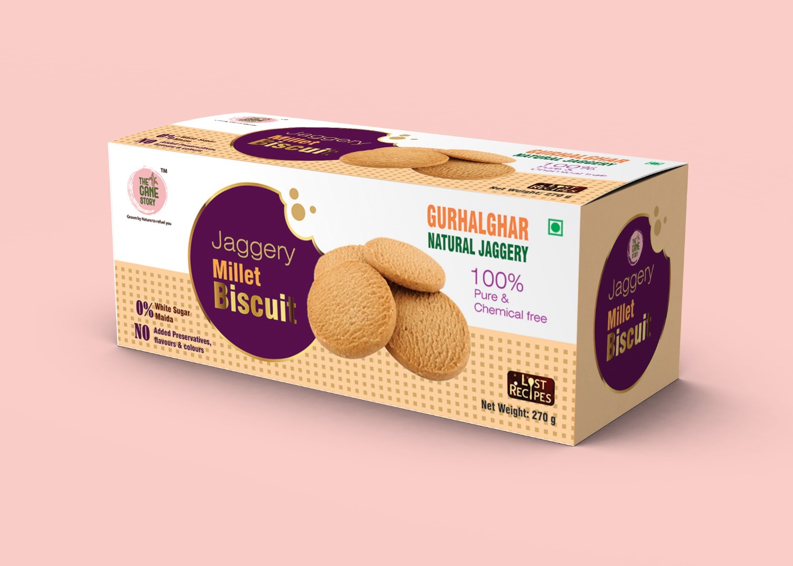 Jaggery Millet Biscuit 270 Gm